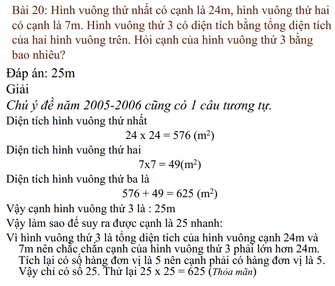 dap an de thi vao lop 6 luong the vinh 2006 2007