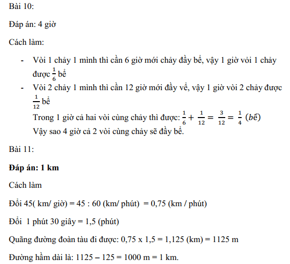 Đáp án đề thi vào lớp 6 trường Lương Thế Vinh 2011 2012