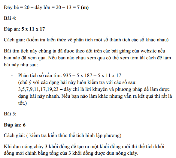 Đề thi vào lớp 6 trường Lương Thế Vinh 2013 2014