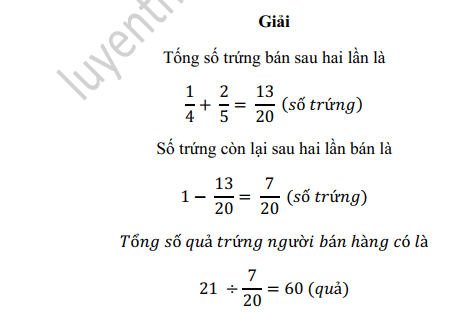 Giải Đề thi vào lớp 6 Trần Đại Nghĩa 2009 2010