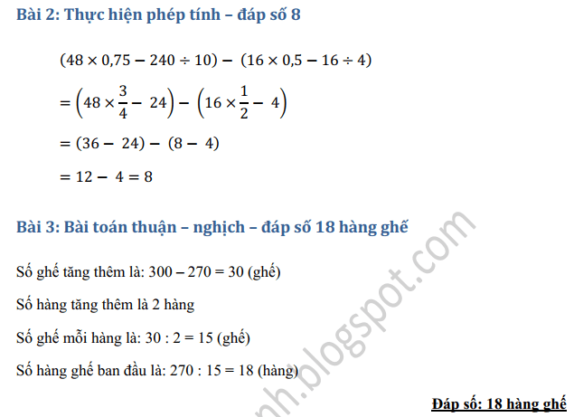 Đề thi toán vào lớp 6 Amsterdam năm 2010 - 2011