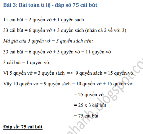 Đáp án đề thi toán vào lớp 6 trường Amsterdam Hà Nội năm 2011 - 2012