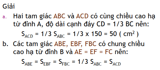 Các bài toán hình tam giác lớp 5 tiết 1