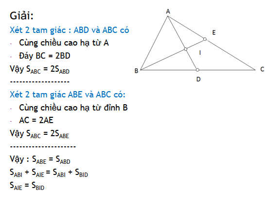 Các bài toán hình tam giác lớp 5 tiết 1