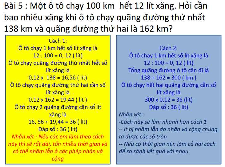 Đơn vị đo độ dài toán lớp 5