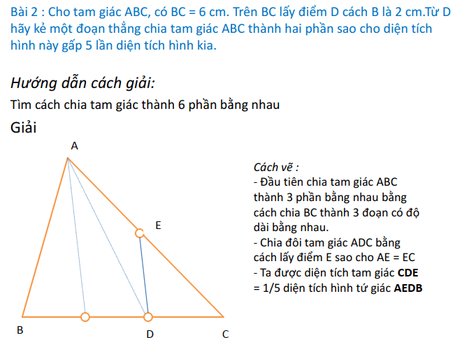 Các bài toán hình tam giác lớp 5 tiết 1