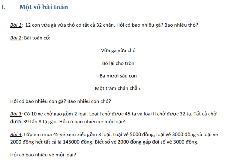 phương pháp giả thiết tạm lớp 5 nâng cao tiết 1