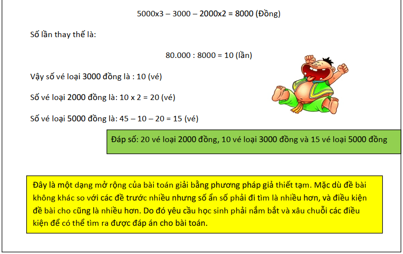 phương pháp giả thiết tạm lớp 5 nâng cao tiết 1