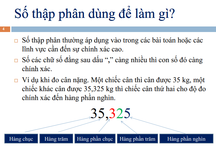 Các bài toán về số thập phân toán lớp 5 nâng cao