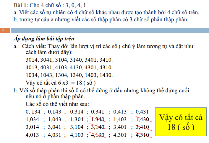 Các bài toán về số thập phân toán lớp 5 nâng cao