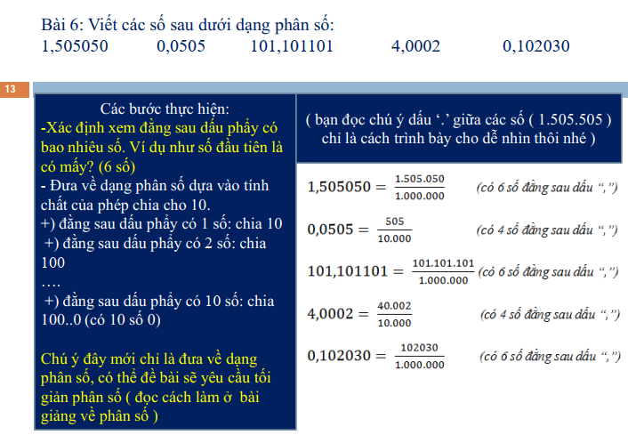 Các bài toán về số thập phân toán lớp 5 nâng cao