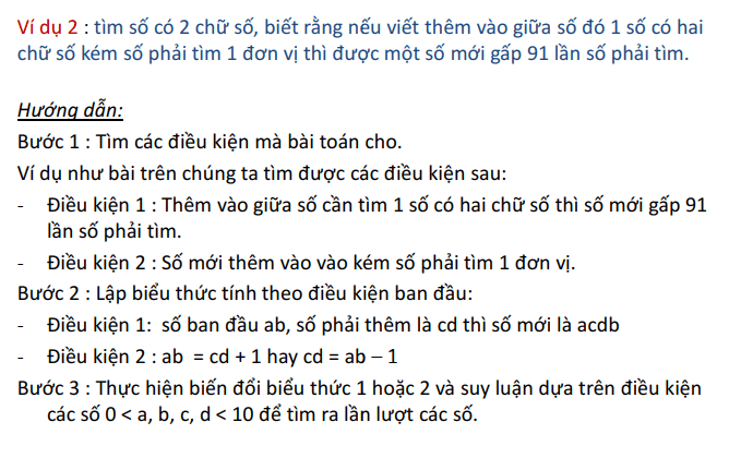 Dạng toán về số và chữ số lớp 5 nâng cao tiết 1