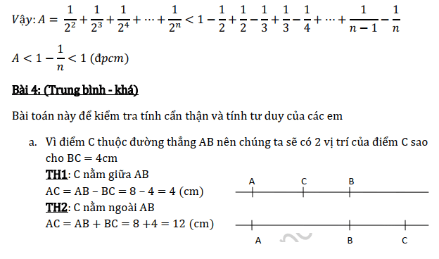 Đề thi toán nâng cao lớp 6 có đáp án