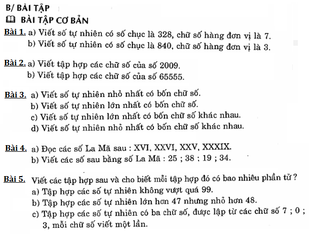 Số tự nhiên toán lớp 6 nâng cao (Tiết 2)