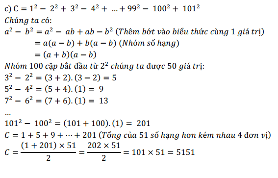 Bài tập số nguyên toán 6 nâng cao tiết 4