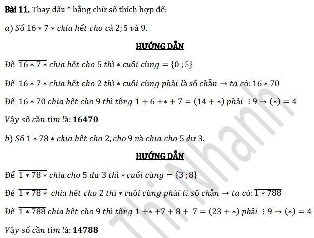 Bài tập ôn tập chương 1 toán 6 nâng cao