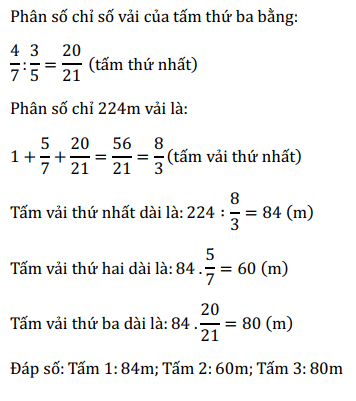 Bài tập chương 3 toán lớp 6 (Tiết 1)