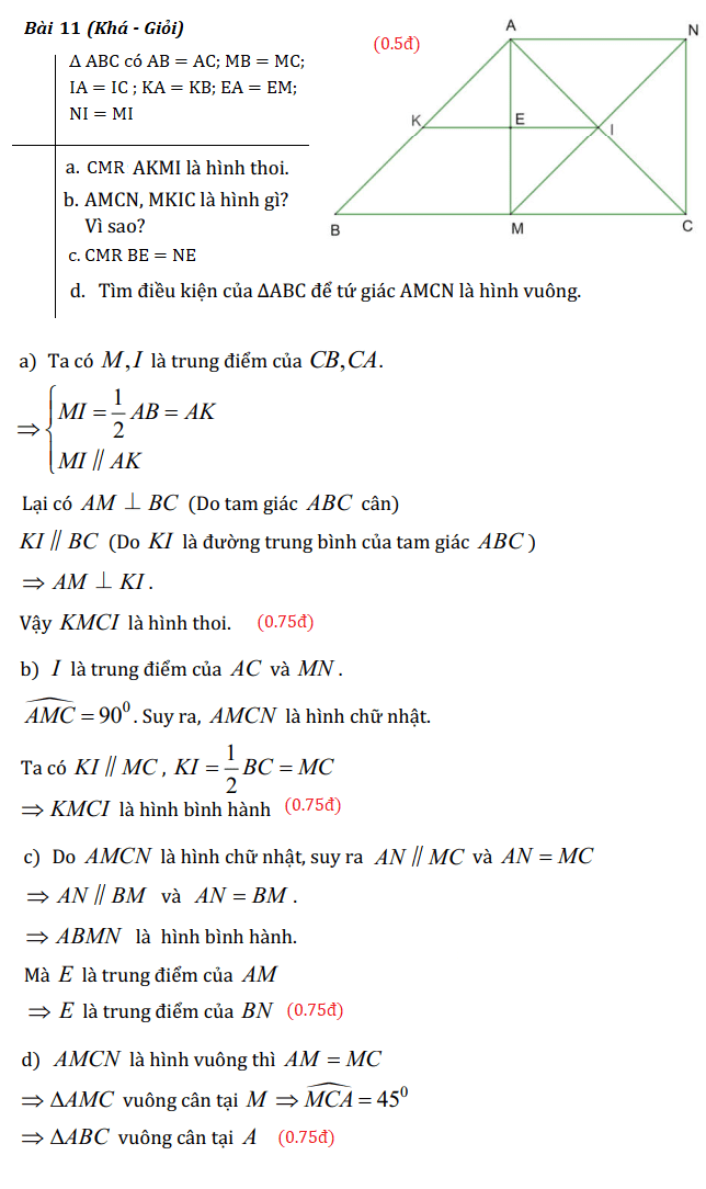 Các dạng toán hình học lớp 8 - tiết 5