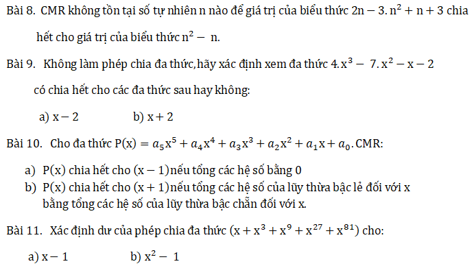 Chia đa thức một biến đã sắp xếp lớp 8 02