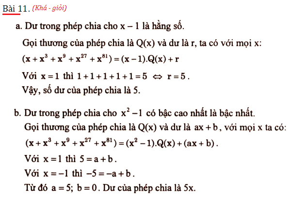 Chia đa thức một biến đã sắp xếp lớp 8 08