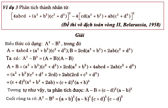 phân tích đa thức thành nhân tử lớp 8 nâng cao 07