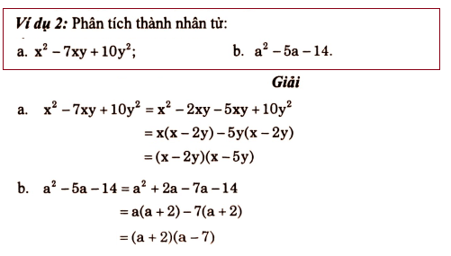 phân tích đa thức thành nhân tử lớp 8 nâng cao 09