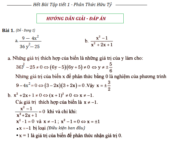Đa thức hữu tỉ lớp 8 nâng cao tiết 1