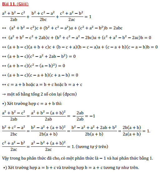 Các bài toán chứng minh bất đẳng thức lớp 8 - tiết 3